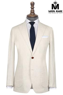 Bộ Vest Nam Công Sở Cao Cấp Trăng Kem A50.064