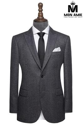 Bộ Vest Nam Công Sở Cao Cấp Xám Đậm S204-4