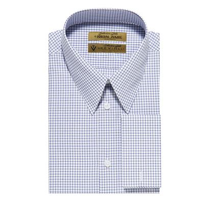 Áo sơ mi tím caro S03.153