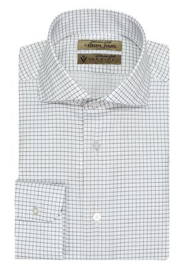 Áo sơ mi trắng caro S03.154(1)