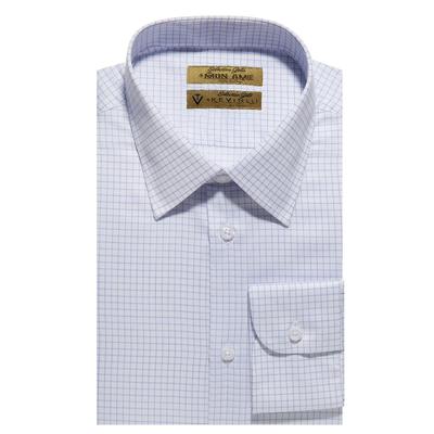 Áo sơ mi trắng caro S03.173