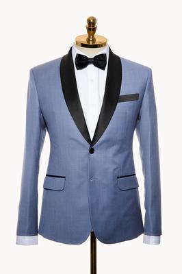 Bộ Vest Nam Xanh Dương Cổ Sam 1 Nút A50.012