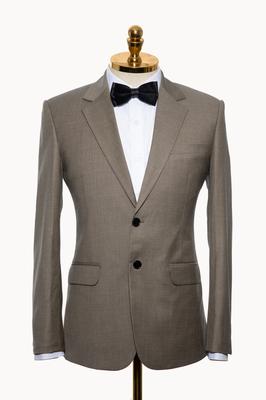 Bộ Vest Nam Công Sở Màu Nâu 2 Nút A50.013