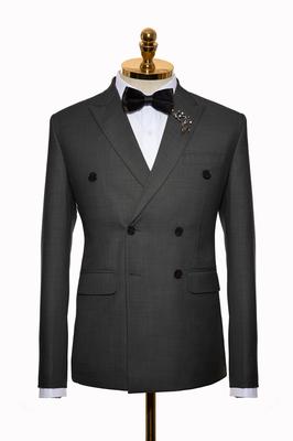 Bộ Vest Nam Công Sở Màu Xám Đậm A50.020