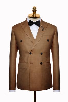 Bộ Vest Nam Công Sở Màu Nâu 6 Nút A50.024