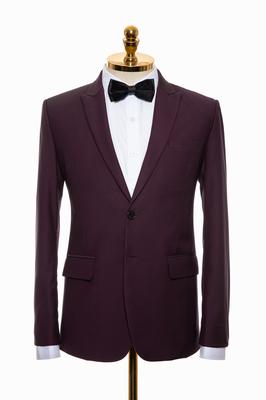 Bộ Vest Nam Công Sở Màu Đỏ Rượu B51.001