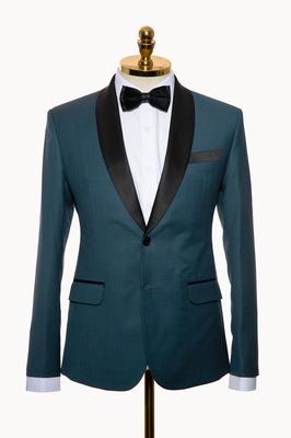 Bộ Vest Nam Công Sở Màu Xanh Cổ Vịt C52.006