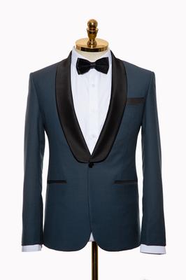 Bộ Vest Nam Công Sở Màu Xanh Navy Nhạt C52.012