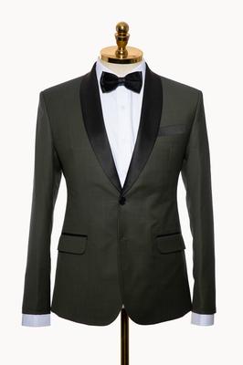 Bộ Vest Nam Công Sở Màu Xanh Rêu Đậm C52.046