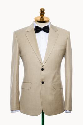 Bộ Vest Nam Công Sở Màu Kem D62.013