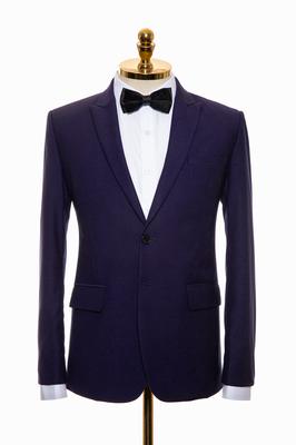 Bộ Vest Nam Công Sở Màu Tím Than D62.022