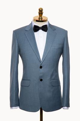 Bô Vest Nam Công Sở Cao Cấp Màu Xám Xanh D679_3