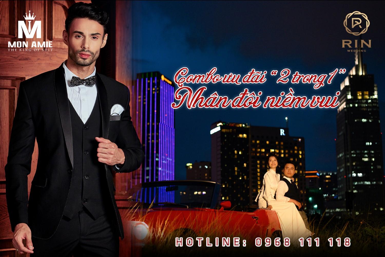 Combo ưu đãi 2 trong 1 từ Mon Amie và Rin Wedding