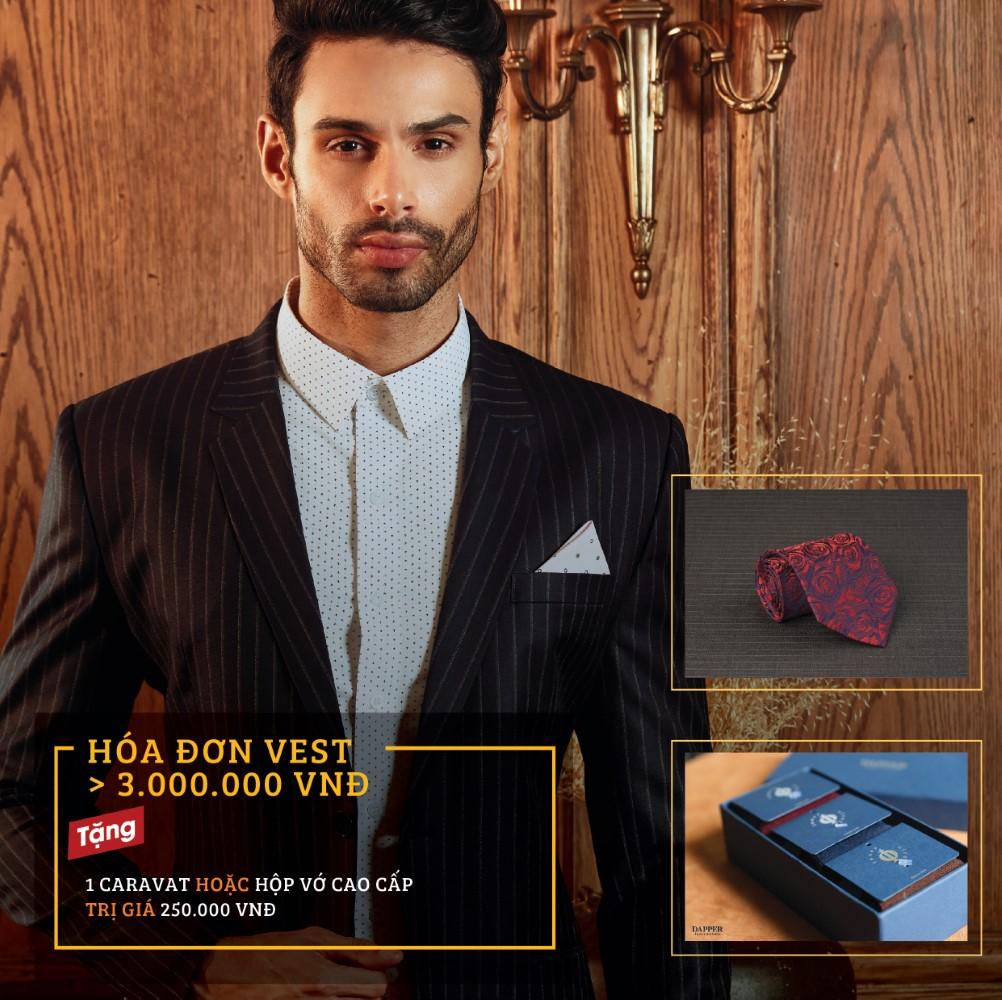 Hotle Sale tháng 8 - May Suit Mon Amie, Tặng Mon Amie Cufflinks