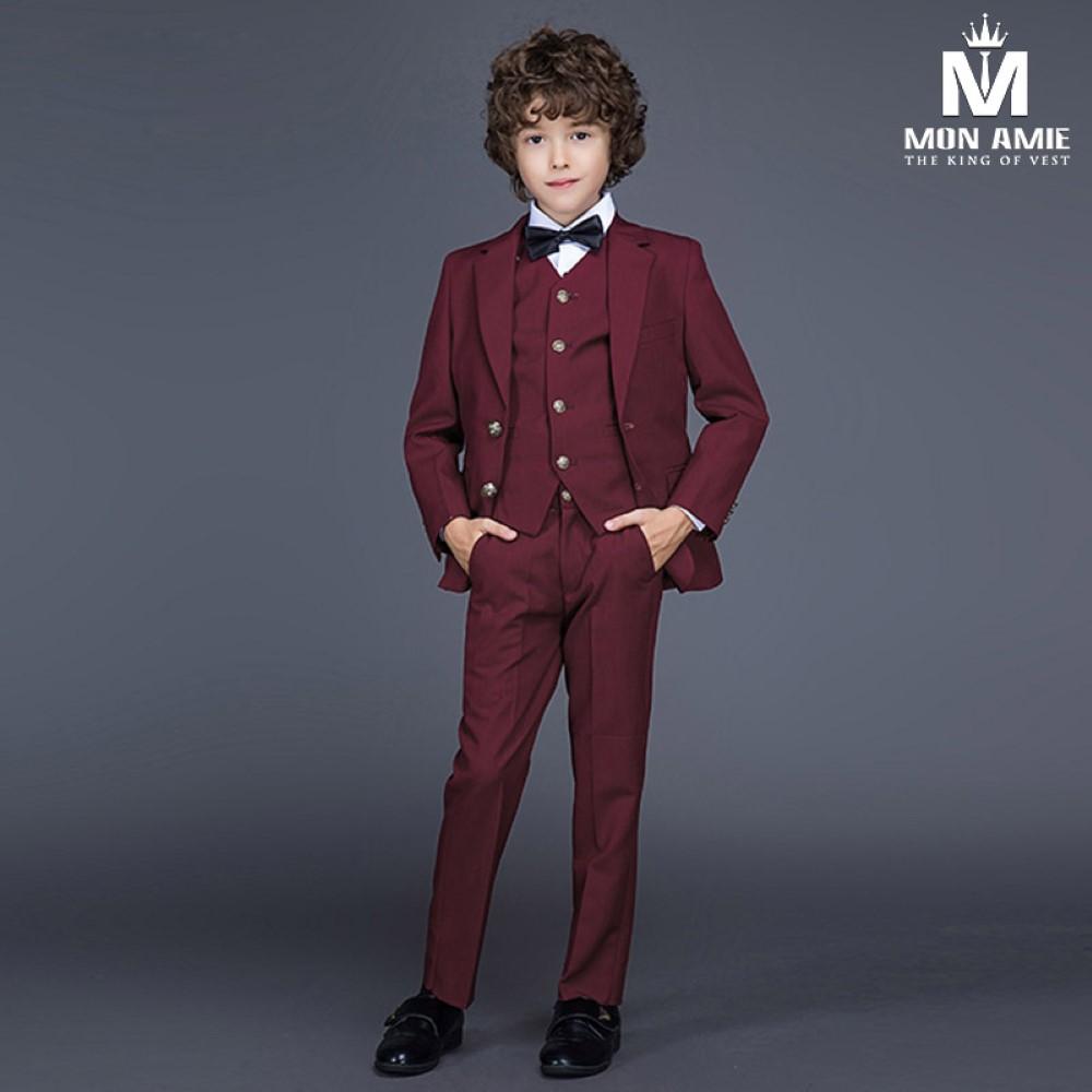 Làm đẹp cho con yêu bằng những bộ trang phục Vest trẻ em tại Mon Amie