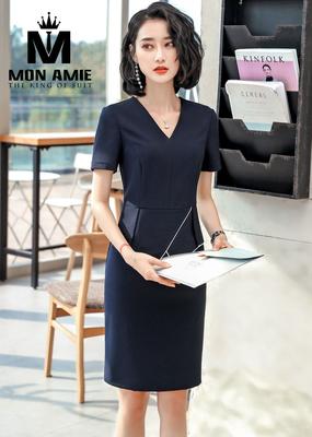 Váy công sở xanh sang trọng