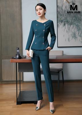 Set đồ công sở phối hai hàng nút cá tính 