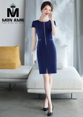 Váy công sở xanh đen cực đẹp 