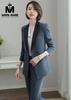 Set blazer xanh than quần 9 tấc cá tính