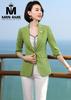 Blazer xanh bơ Tay Lỡ Đơn Giản