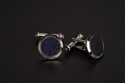 Bộ Cufflink Mon Amie Dark Blue MA01
