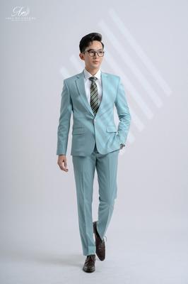 Vest xanh pastel nổi bật và phá cách