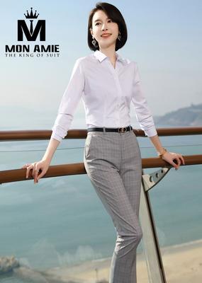 Sơ mi công sở màu trắng đơn giản