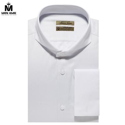 Áo sơ mi trắng họa tiết sọc nổi S01.421