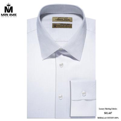 Áo sơ mi trắng sọc dọc S01.447