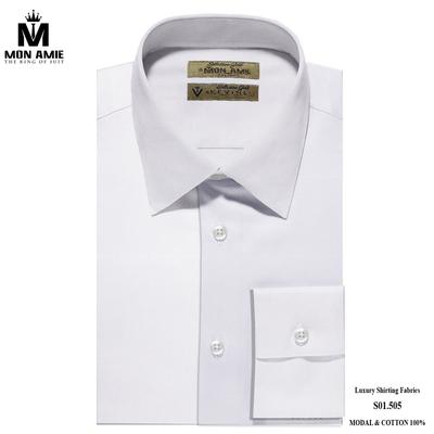 Áo sơ mi trắng trơn S01.505
