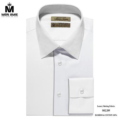 Áo sơ mi trơn màu trắng S02.209