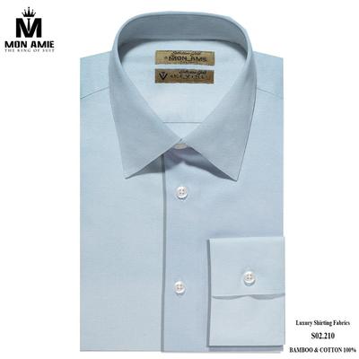 Áo sơ mi trơn màu xanh nhạt S02.210