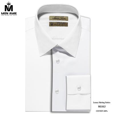 Áo sơ mi trắng trơn S03.013