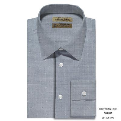 Áo sơ mi họa tiết trắng đen thời trang S03.033