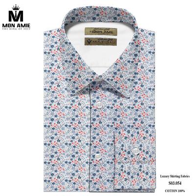 Áo sơ mi họa tiết hoa văn bắt mắt S03.054