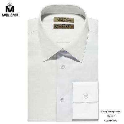 Áo sơ mi trắng trơn cuốn hút S03.117