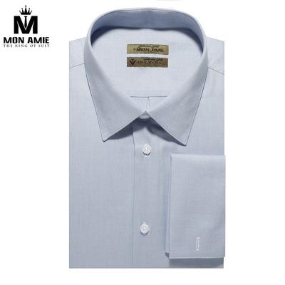 Áo sơ mi trơn màu xám trẻ trung S03.146