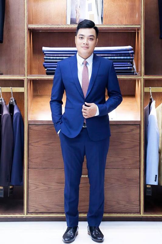 Set vest xanh navy cực thời trang