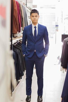Set vest xanh navy cực đẹp