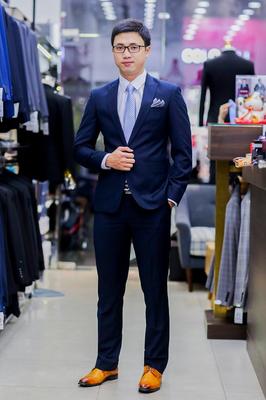 Set vest xanh đen đẹp trẻ trung