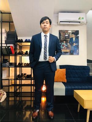 Set vest xanh đen phù hợp mọi lứa tuổi