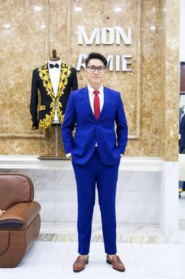 Set vest xanh tone sáng nổi bật