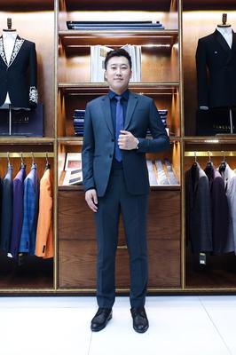 Set vest xanh đen cuốn hút nam tính