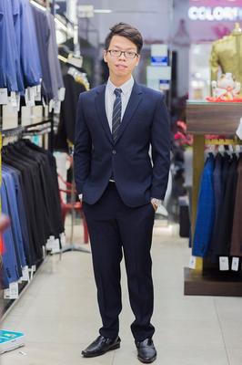 Set vest xanh đen bao đẹp độc lạ