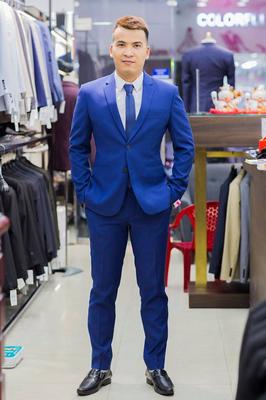 Set vest xanh navy cực đỉnh