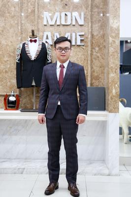 Set vest caro màu cực lạ mắt