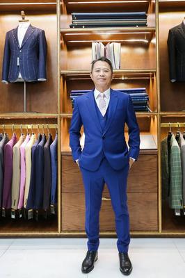 Set vest xui gia xanh navy kèm gile lịch sự