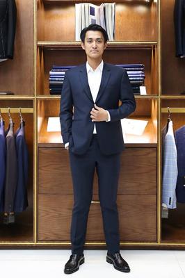 Set vest xanh đen lịch lãm cực sang