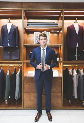 Set vest xanh navy bao lịch lãm sang trọng