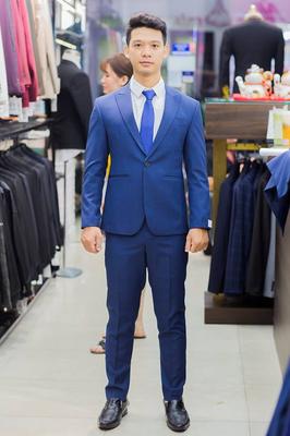 Set vest xanh navy trẻ trung hiện đại